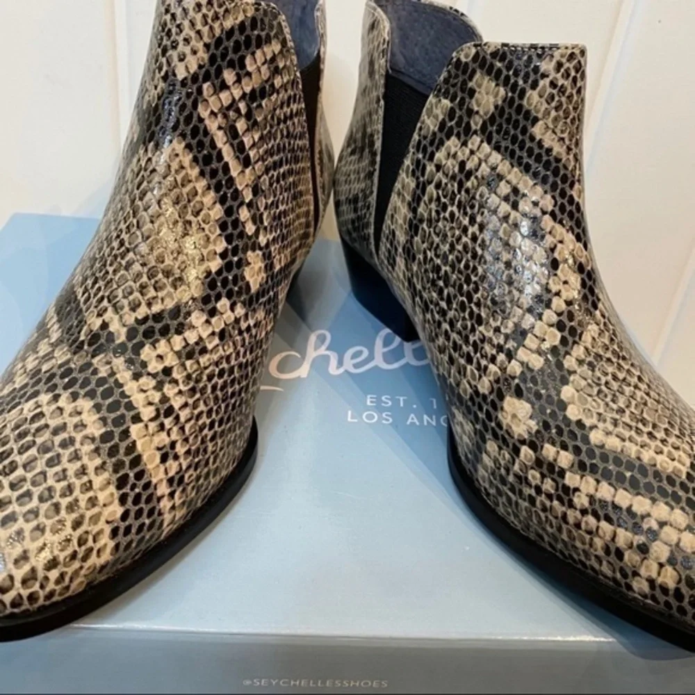 Seychelles Ankle Bootie in imprinted python - Picture 13 of 16